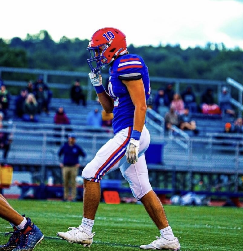 Tommy Vitagliano on the field 