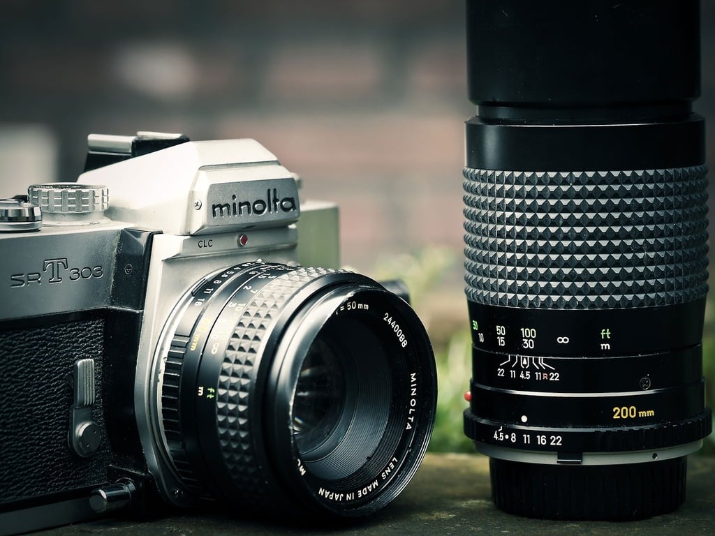 Camera and Lens Sitting on a Tree Stump
Permitted to use photo by CCO 1.0