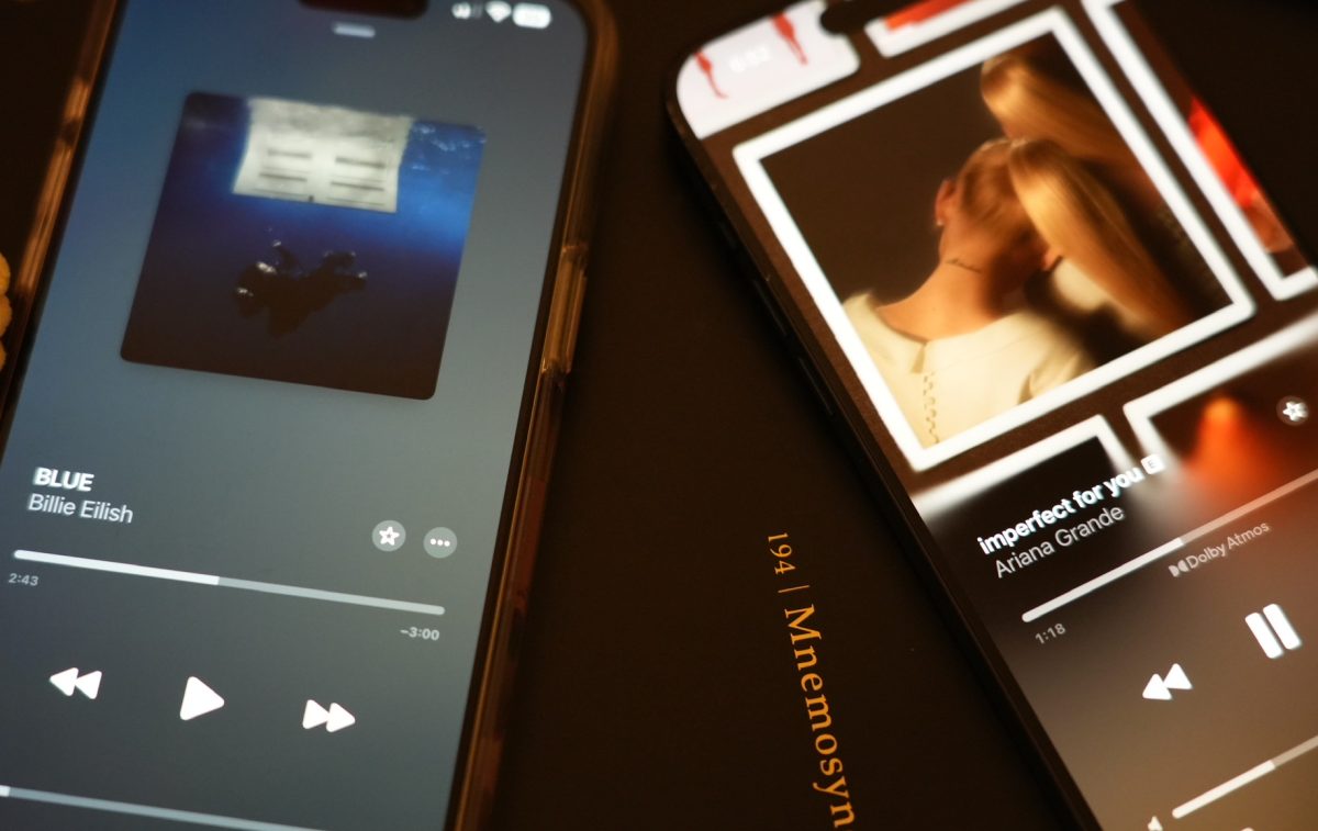 Album songs from HIT ME HARD AND SOFT and Eternal Sunshine on iPhones