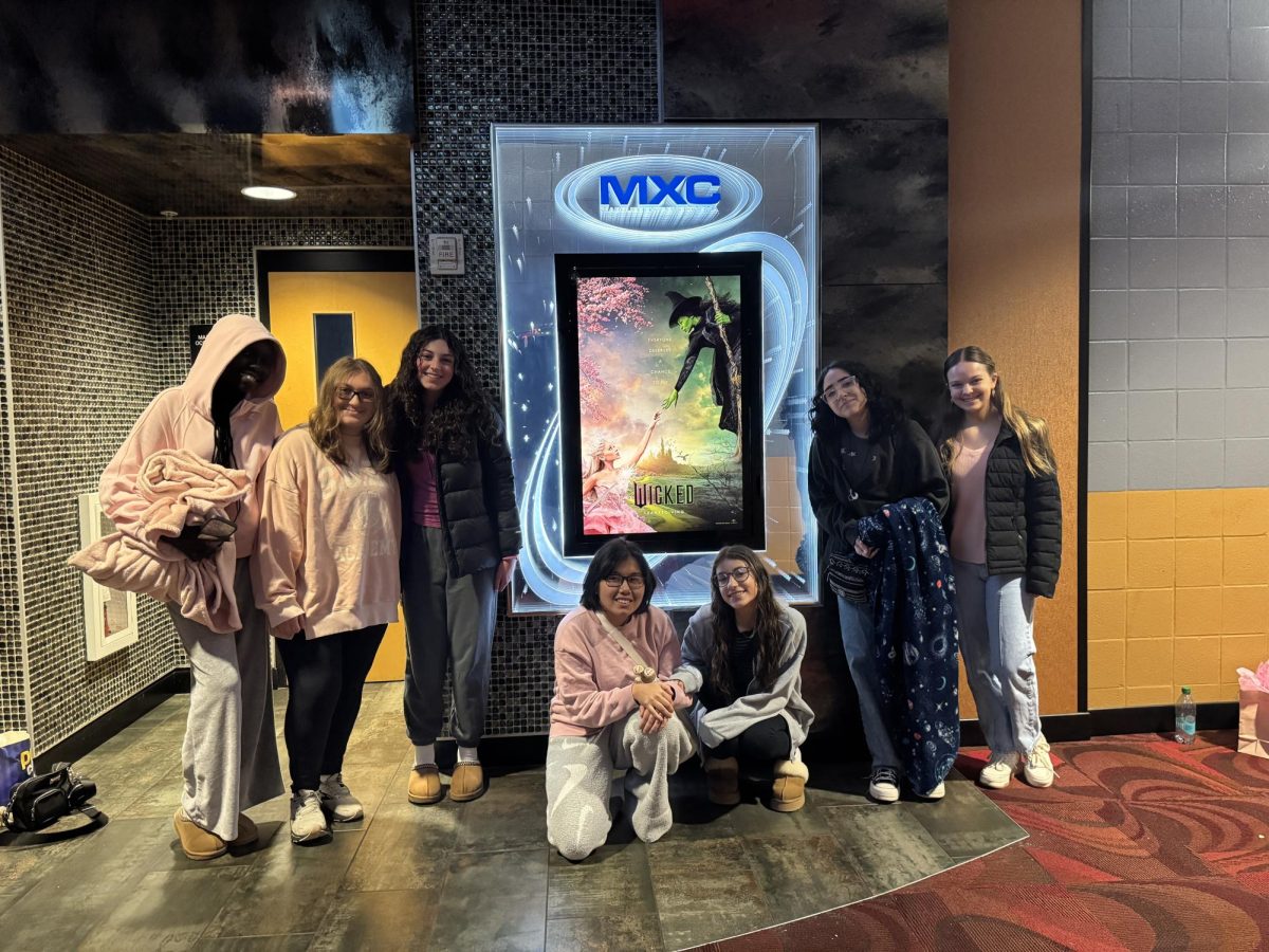 A group of friends take a photo together after watching the film. Photo submitted by: