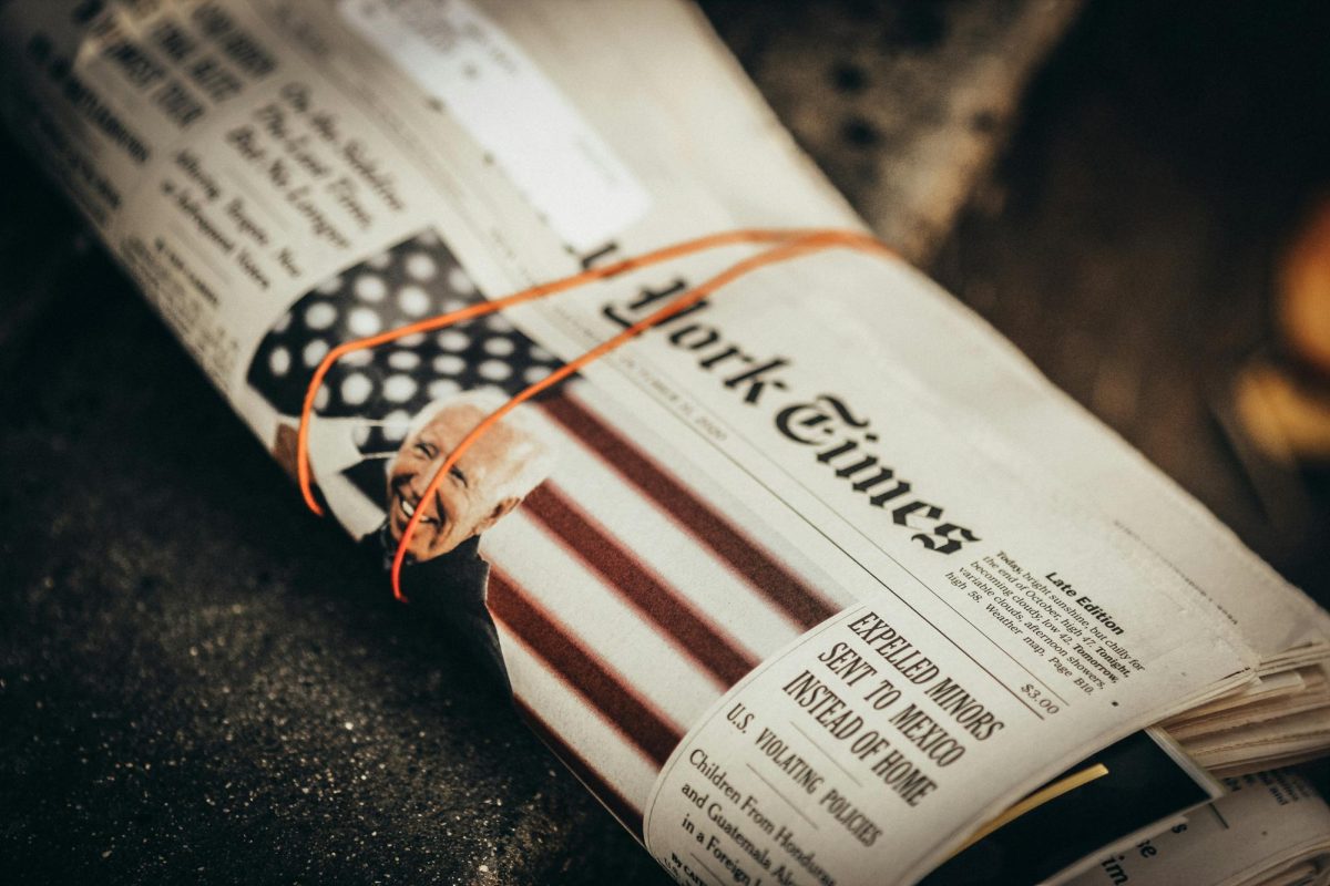 Image of Biden on Newspaper. Free to use under the Unsplash License. 