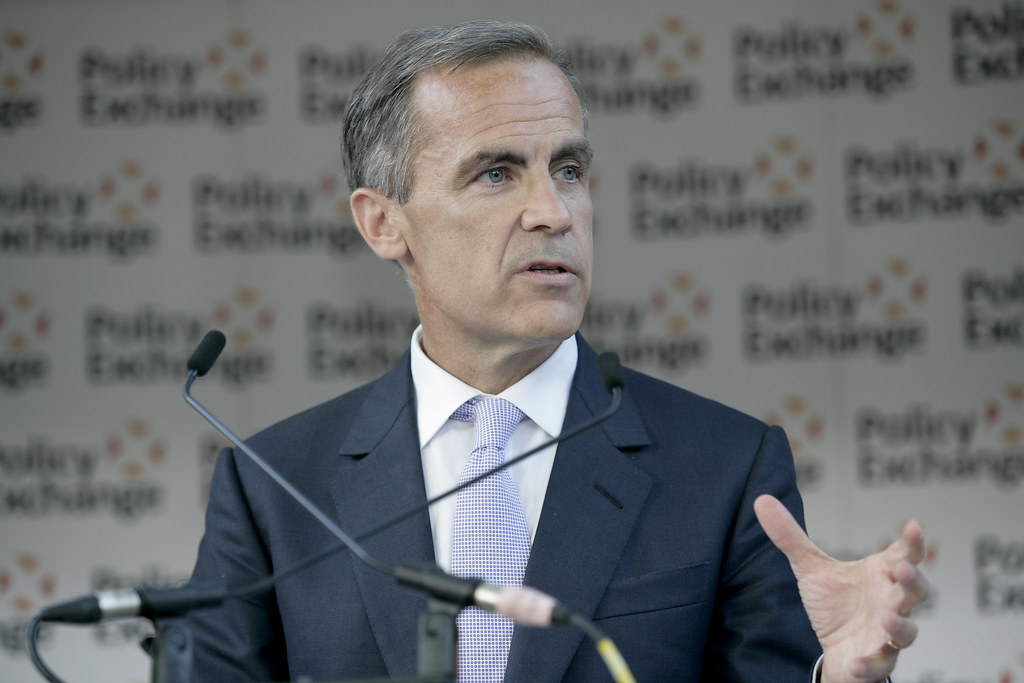 Mark Carney speaking at the 2015 Policy Exchange summer party, when he was Governor of the Bank of England (Photo: Wiki Commons/Policy Exchange)
