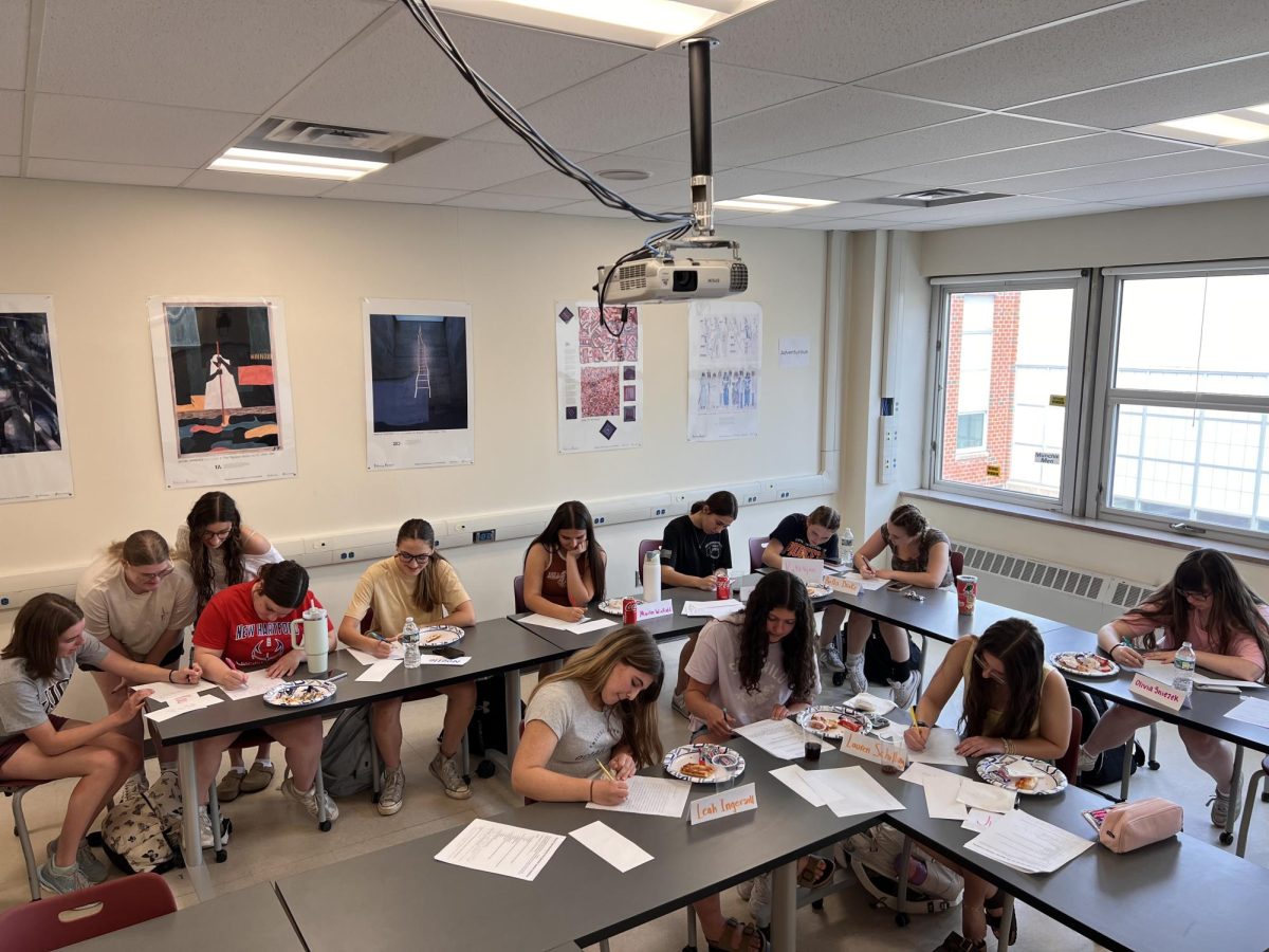 "The final meeting for the Spartan Teacher Academy as students worked on writing a future letter to themselves"