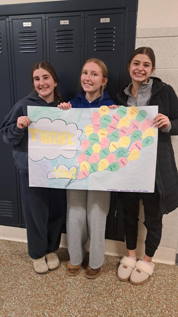 Seniors appreciate the teachers and staff at NH Senior High.