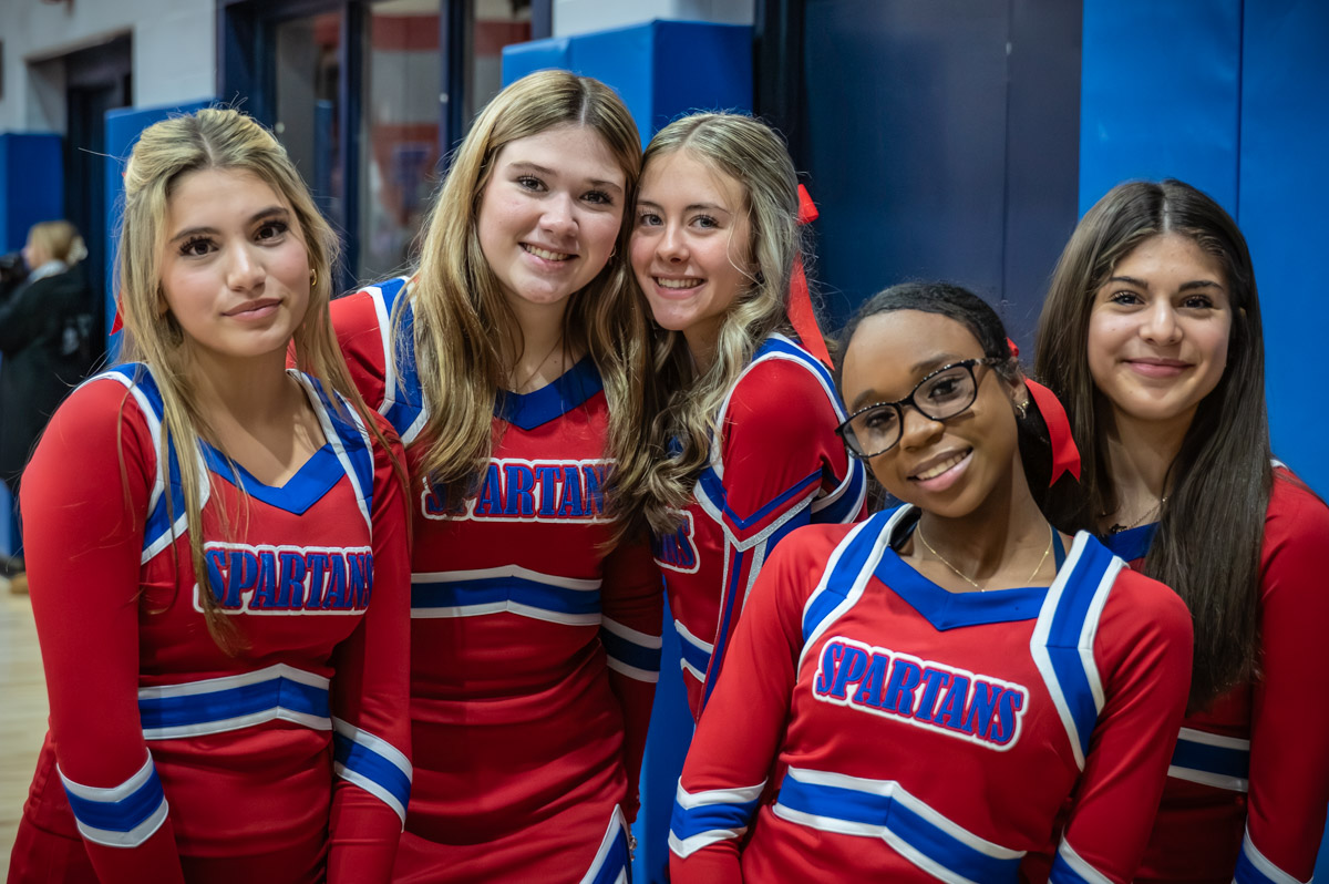 Varsity cheer team