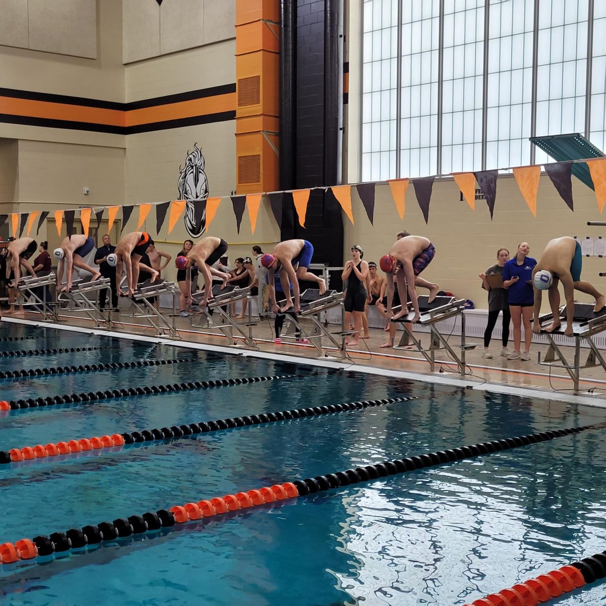“I’m going to win. That’s all you need to know” Junior Brendan Gruneich and  NH  Swimming and Diving win Section 3 Class B title
