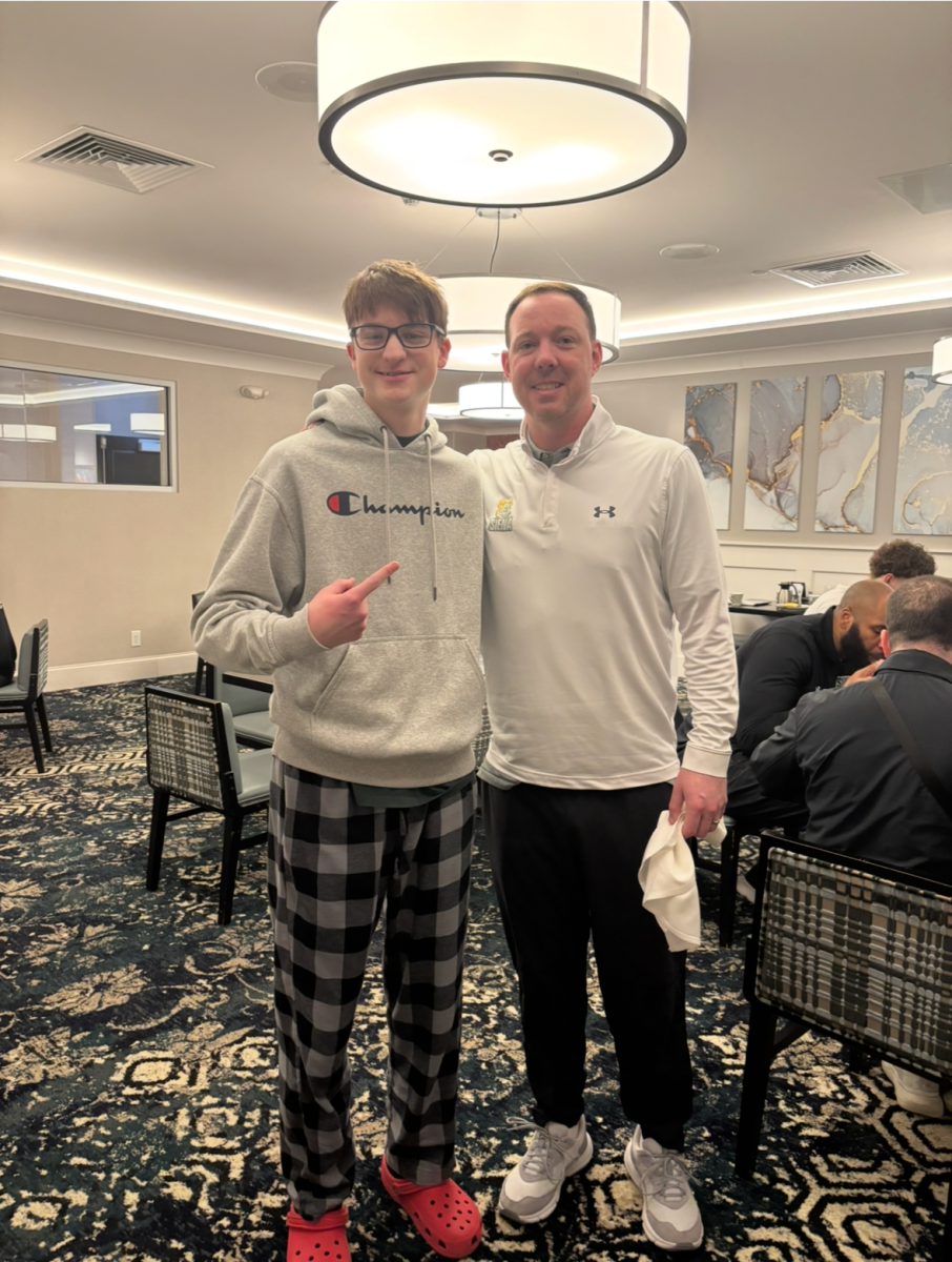 Luke Taylor with Gerry McNamara
