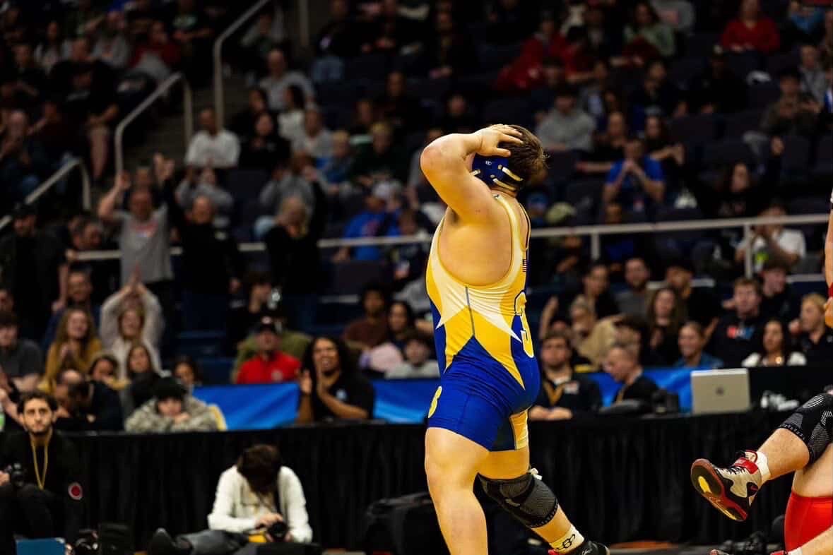 Chris Belmonte Winning the NYSPHSAA Wrestling Championship