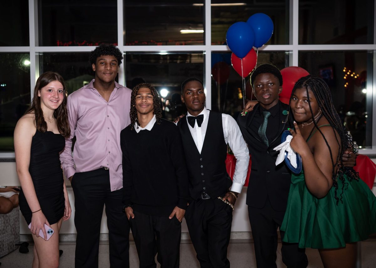 Grace, Braylon, Jamil, Levi, David and Samaya at Homecoming 2025